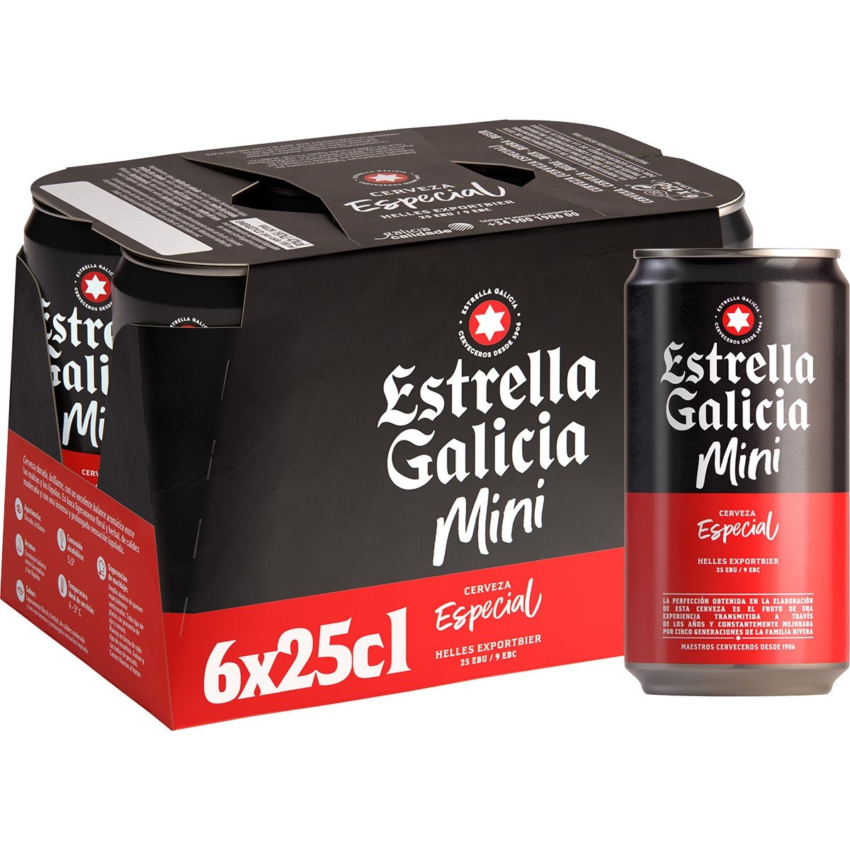 Canette Dissimulation Estrella Galicia - Cache Secret Double Fond, Capacité 100 Ml - Pour Bijoux, Argent, Objets